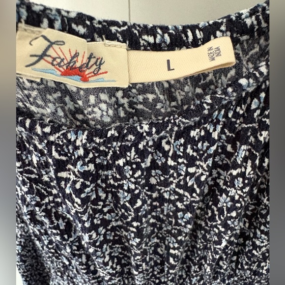 Faherty Sunseeker Midi Dress size Large - Picture 4 of 5